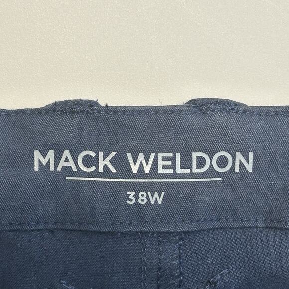 Mack Weldon Men’s Shorts Stretch‎ Cotton Blend Navy Blue Size 38W, 7.5" inseam - Picture 3 of 4